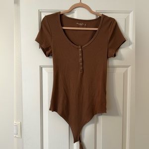 Abercrombie button up T-shirt bodysuit